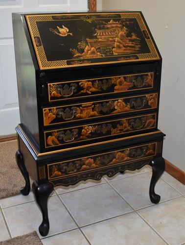 Pennysaver Vintage Maddox Jamestown Hand Painted Chinoiserie