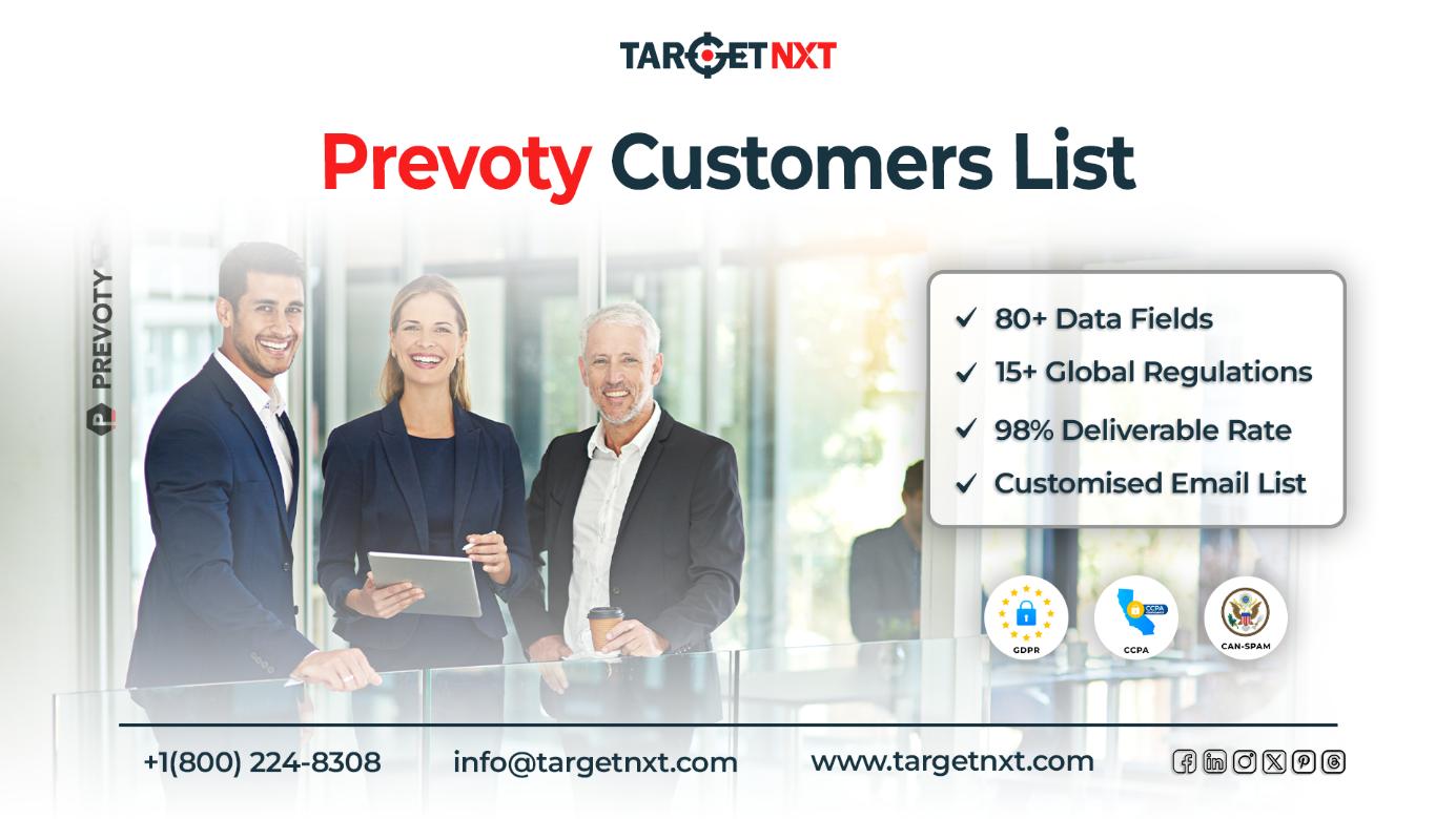 Purchase TargetNXT's Prevoty customers list for Elevated Response and Engagement Rates!