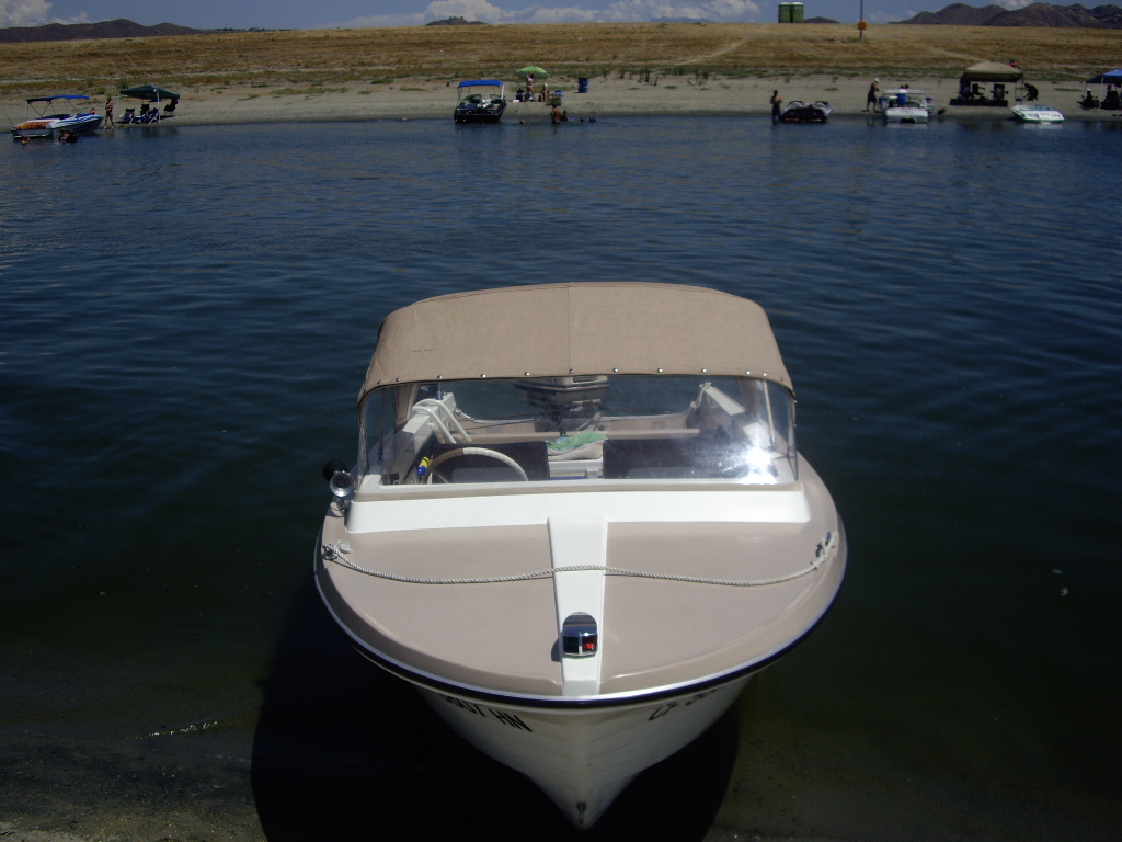 1964 Atlas Traveler 16' Runabout Boat w/trailer & 60 HP Outboard Motor