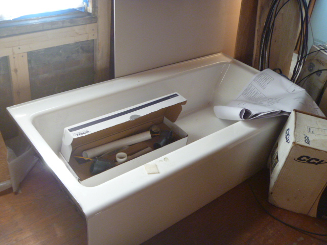 New Kohler bathtub