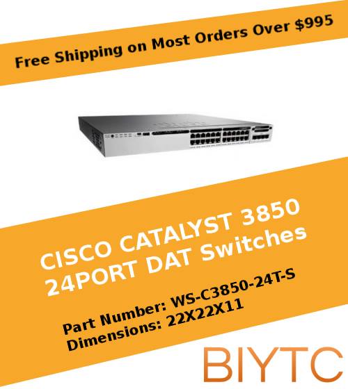 Cisco Catalyst 3850 24 PORT DAT Switches