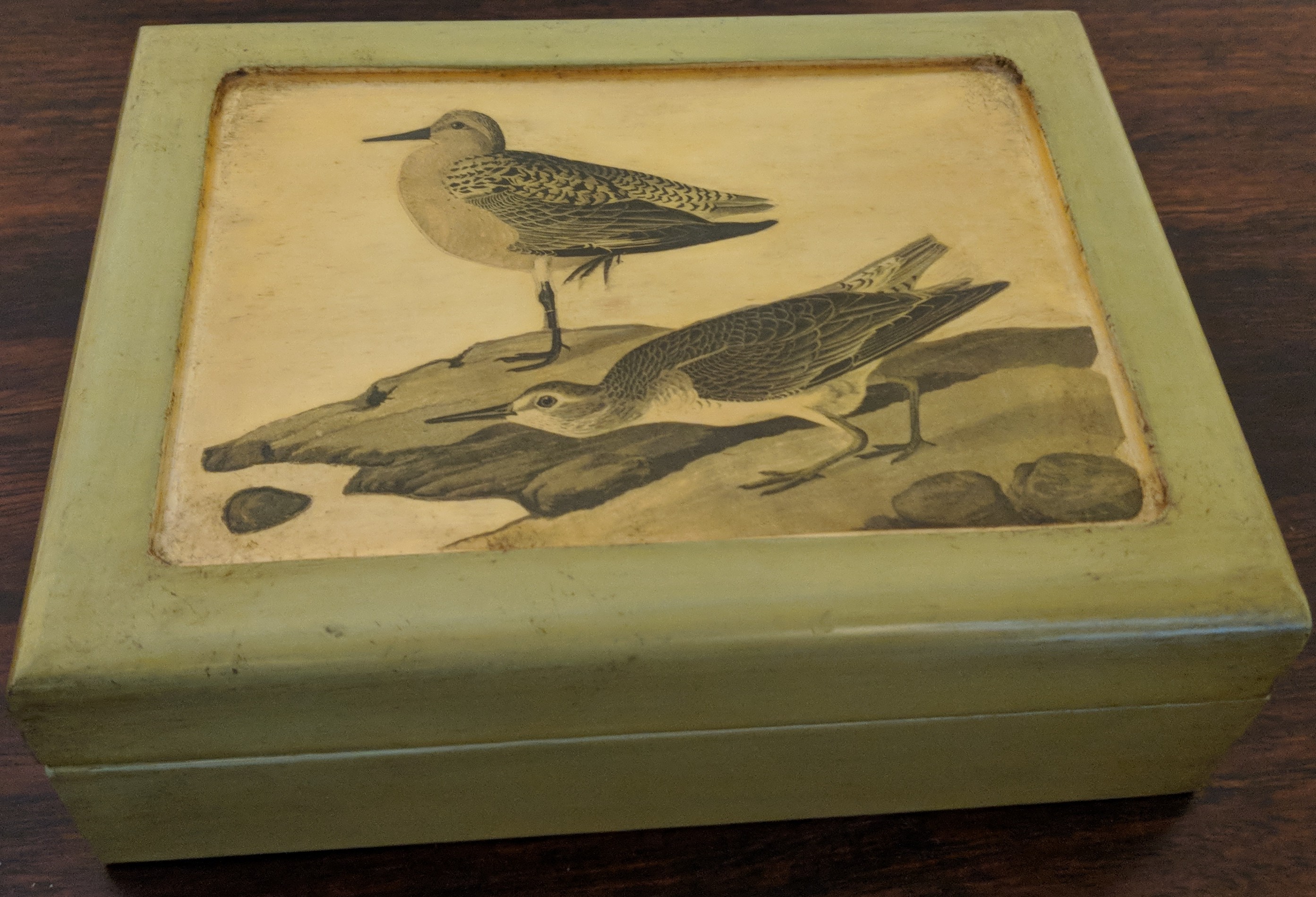 Vintage Wooden Trinket Box