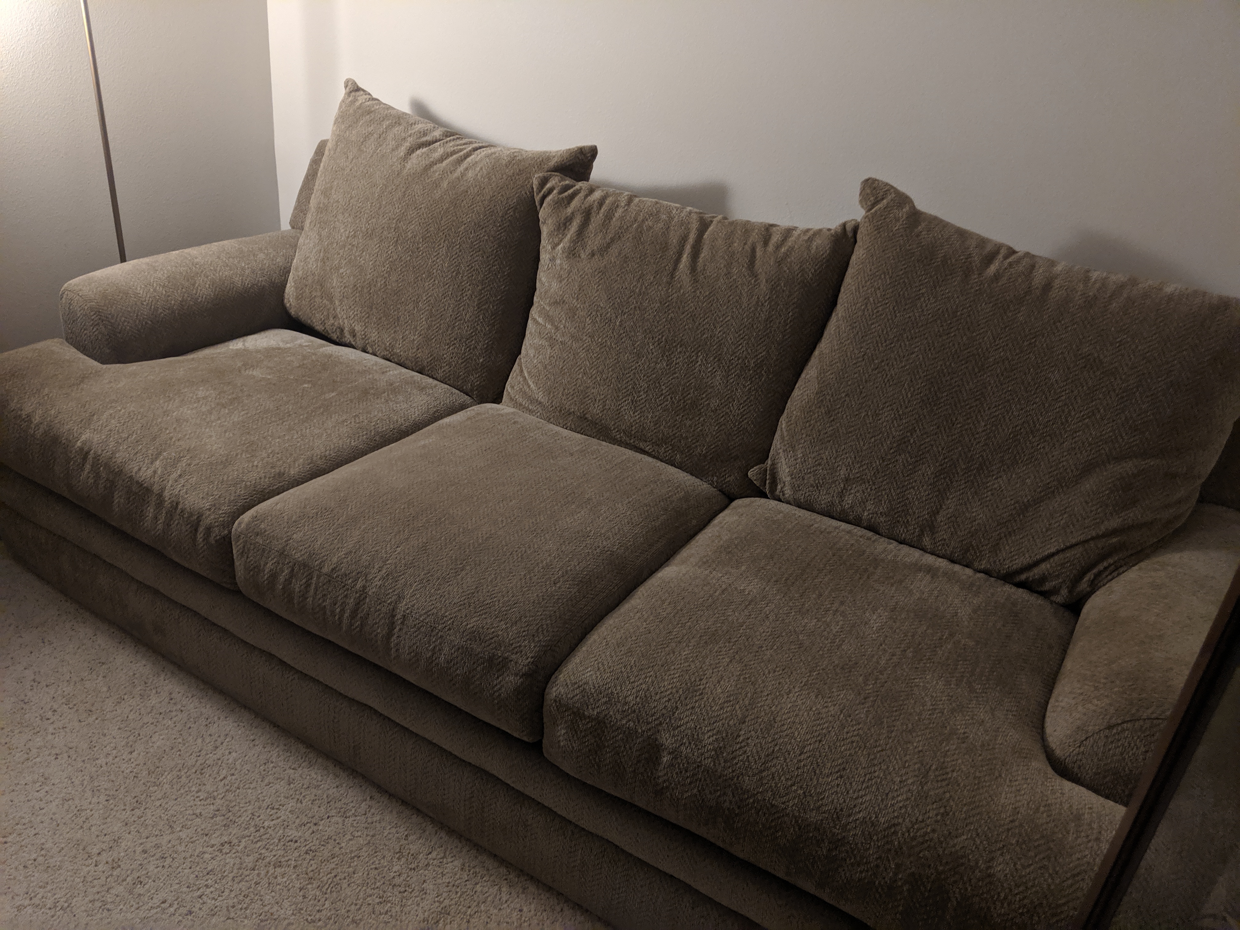 Pennysaver Oversized Sofa Loveseat With Down Pillows Like