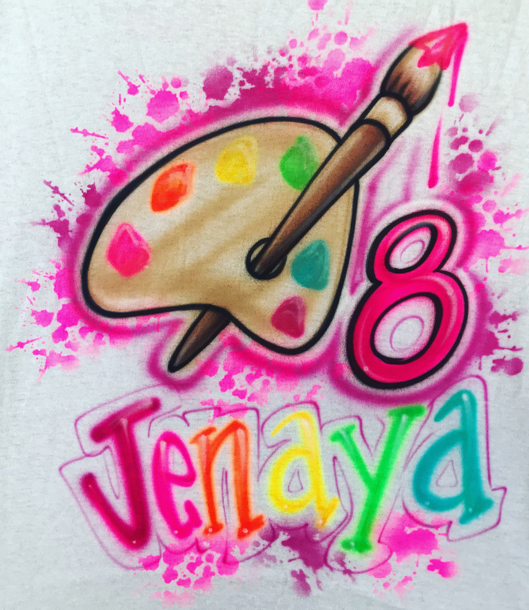 Custom Airbrush Designs  Birthday Shirts, Quince Shirts, Custom Hats  Airbrush Brothers