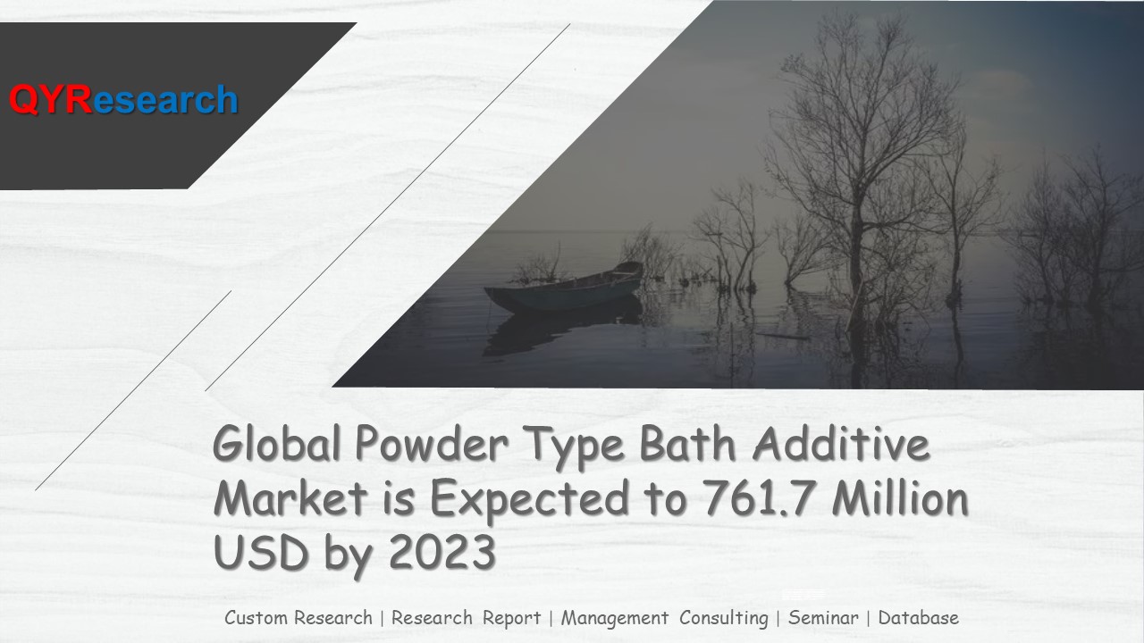 Global Powder Type Bath Additive Market is Expected to 761.7 Million USD by 2023
