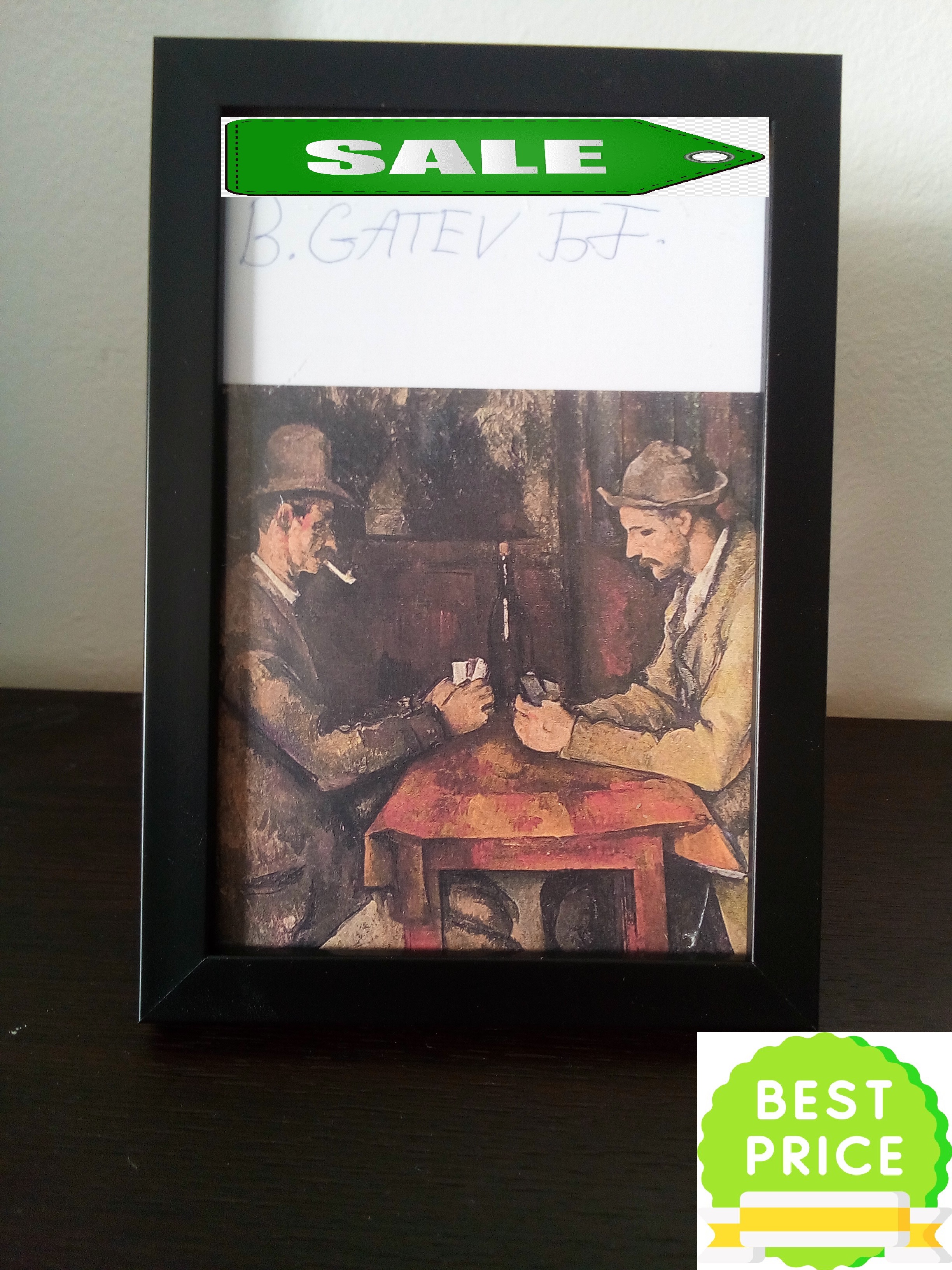 Copy small format picture The card Players