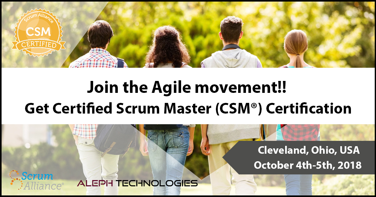 Certified Scrum Master® (CSM) - Cleveland, Ohio