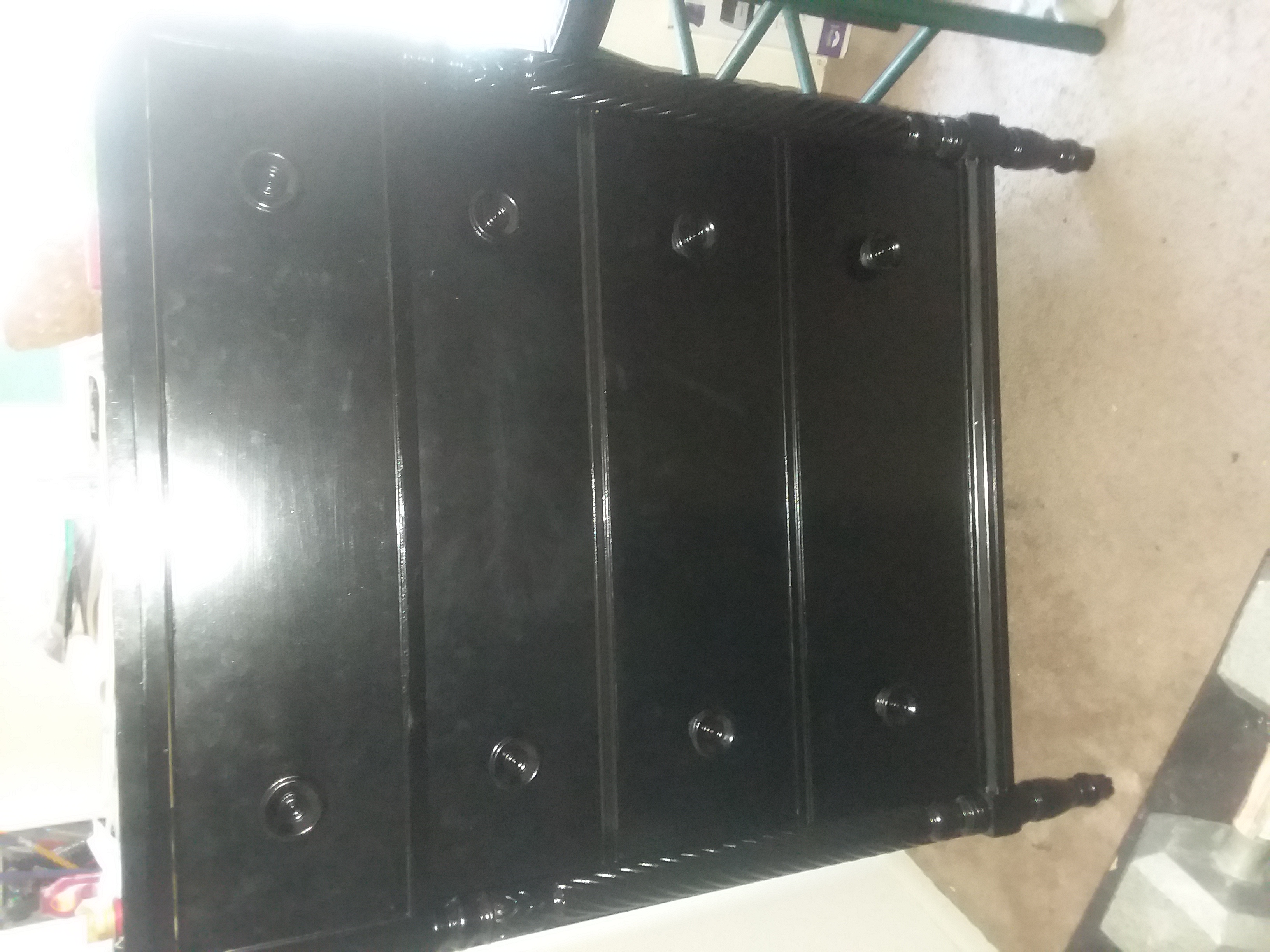 Antique Fallon & Hellon mahogany wood dresser