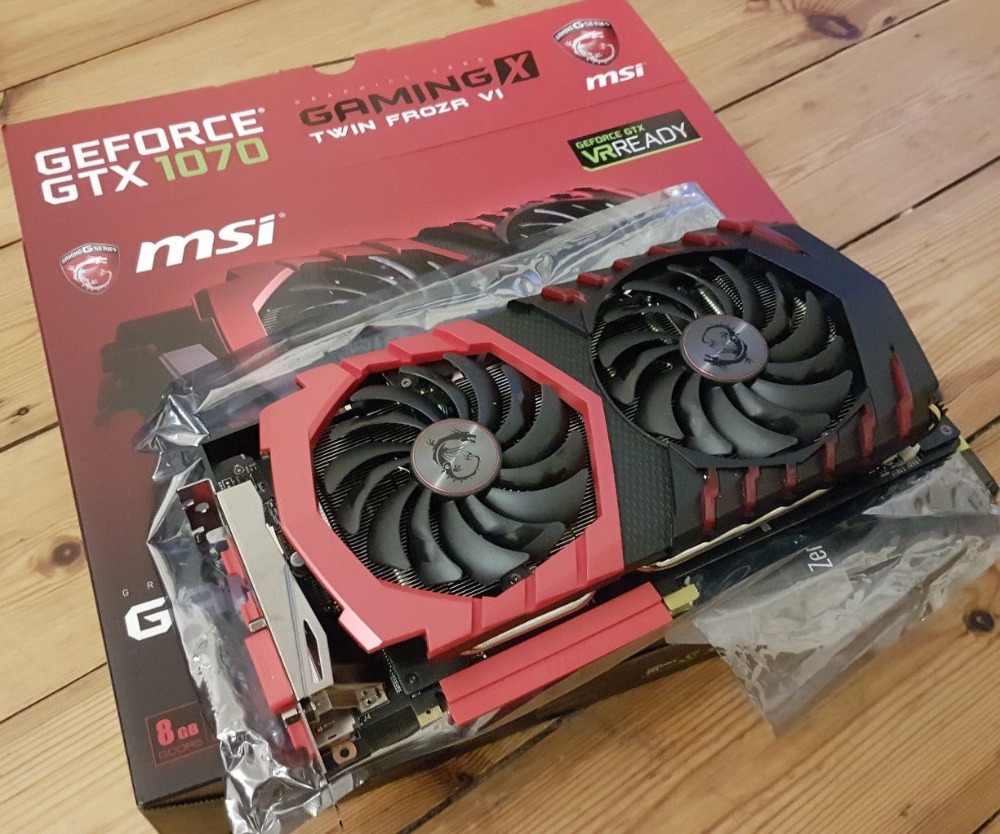 MSI GeForce GTX 1070 Ti 1060 GAMING X 8GB GDDR5 Graphics Card  WHATSAPP CHAT:+971 52 334 2859