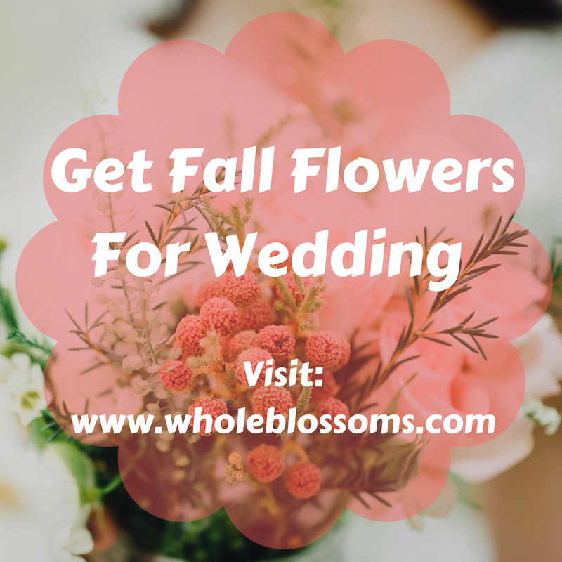 Best Deal on Fall Flowers For Wedding