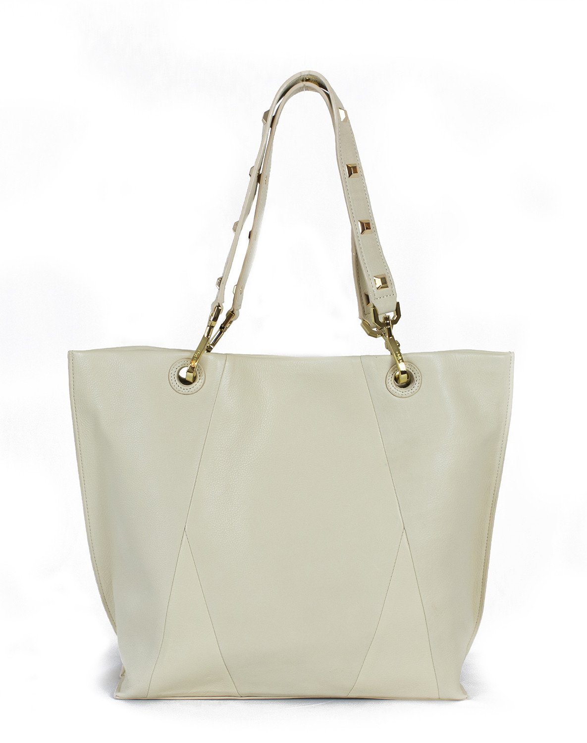 Bolsa Nova Tote in bone - Best leather handbags for women online new york