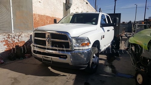 2011 DODGE RAM 3500 4X4 CREW CAB DIESEL DUMP TRUCK