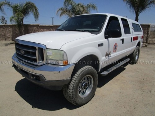 2004 FORD F350 4X4 CREW CAB PICK UP TRUCK