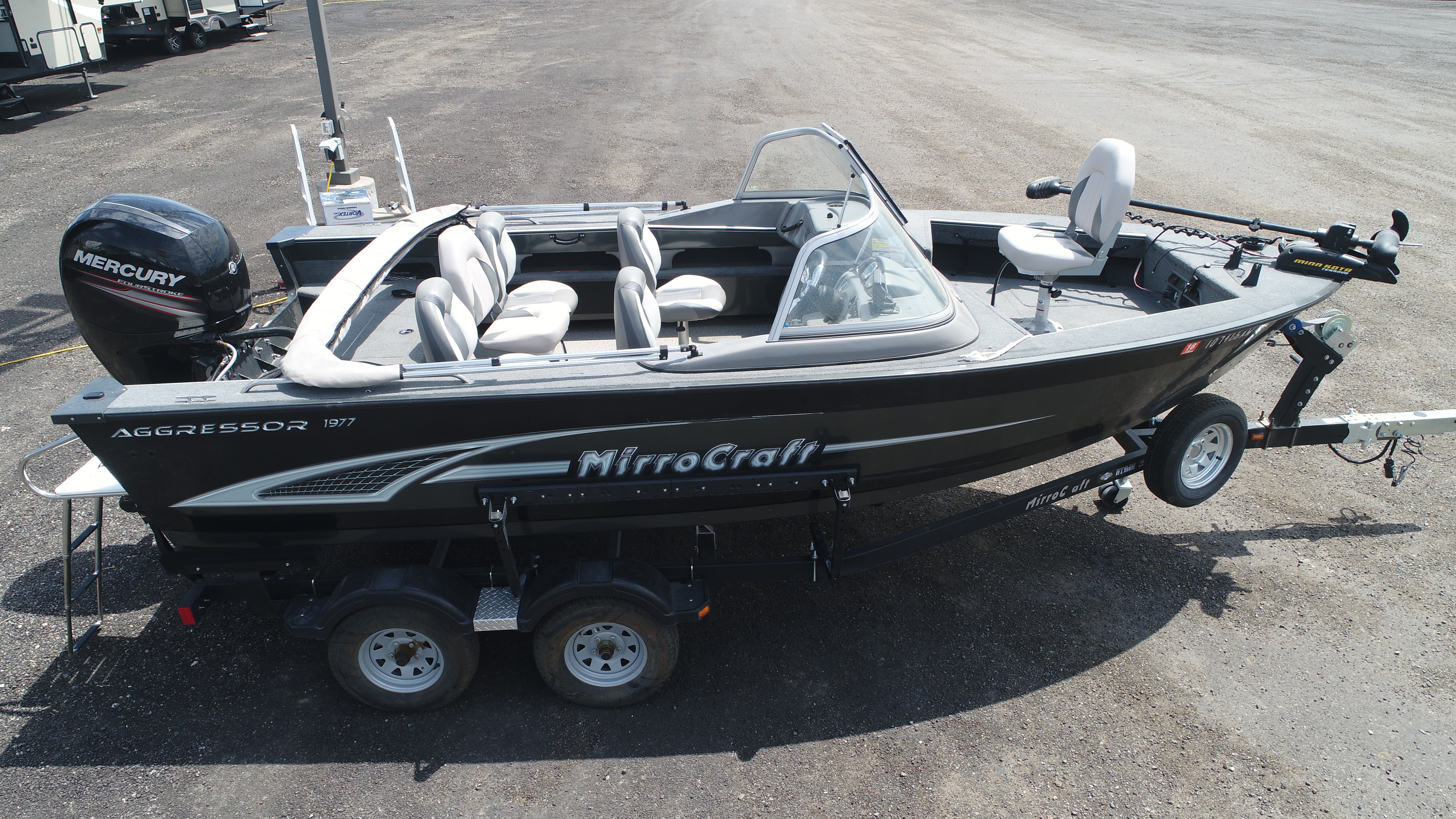 19’ MirroCraft Aluminum Fishing 150 Mercury