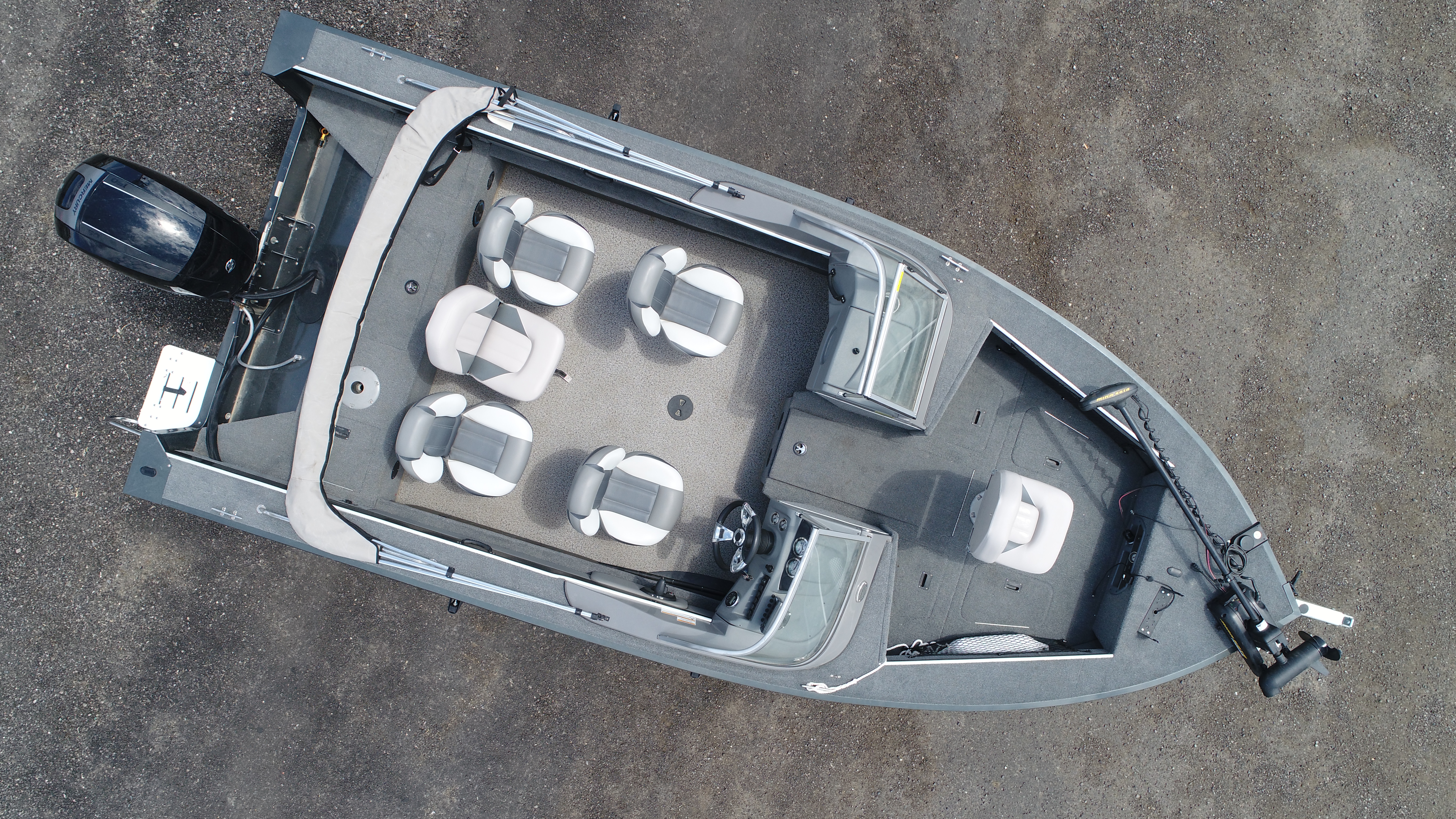 19’ MirroCraft Aluminum Fishing 150 Mercury
