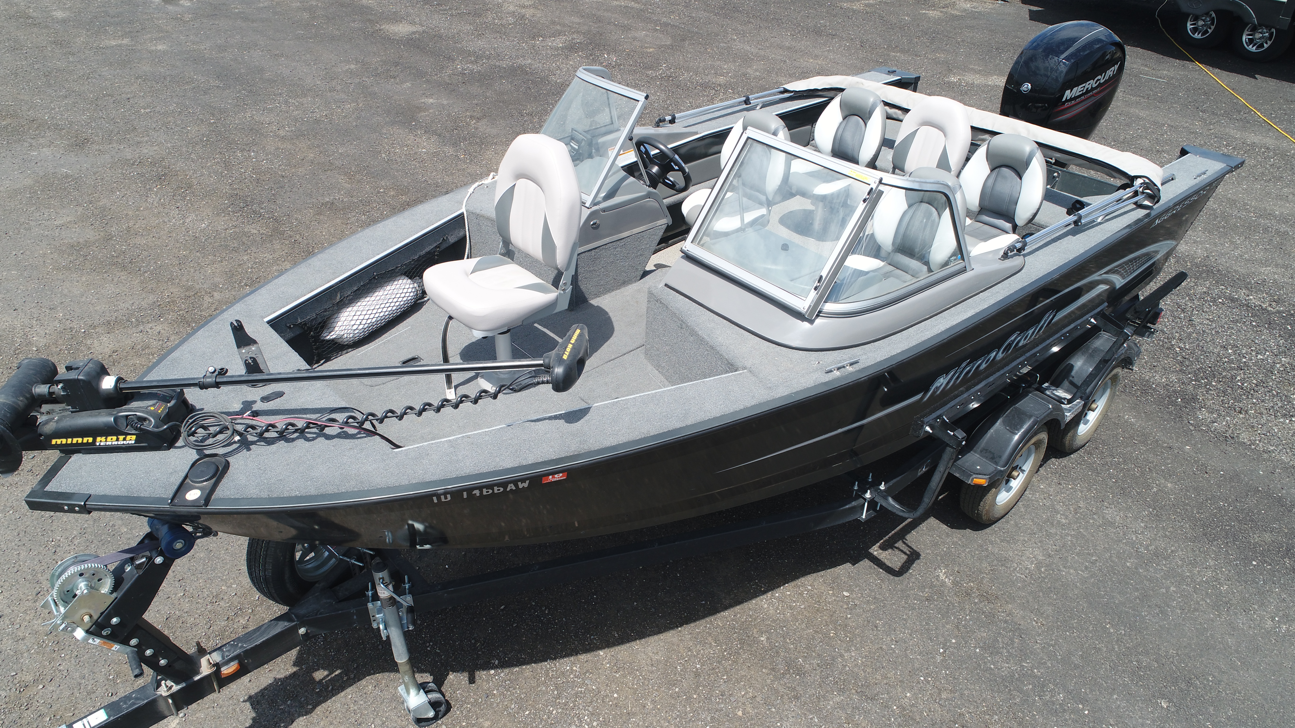19’ MirroCraft Aluminum Fishing 150 Mercury