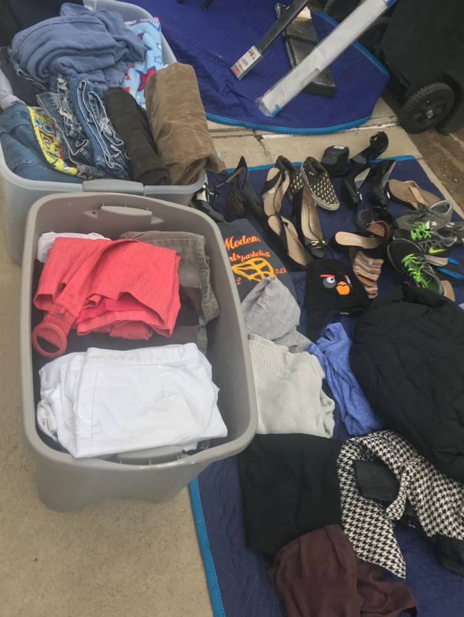 1130 HACIENDA ST, PLACENTIA, CA.  7:30am Fishing tackle, clothes, dog bed, pet supplies, tools