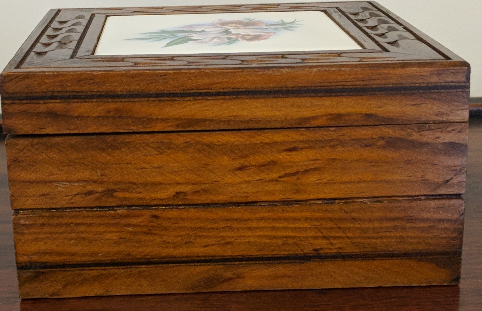 Vintage Oak Wood Box