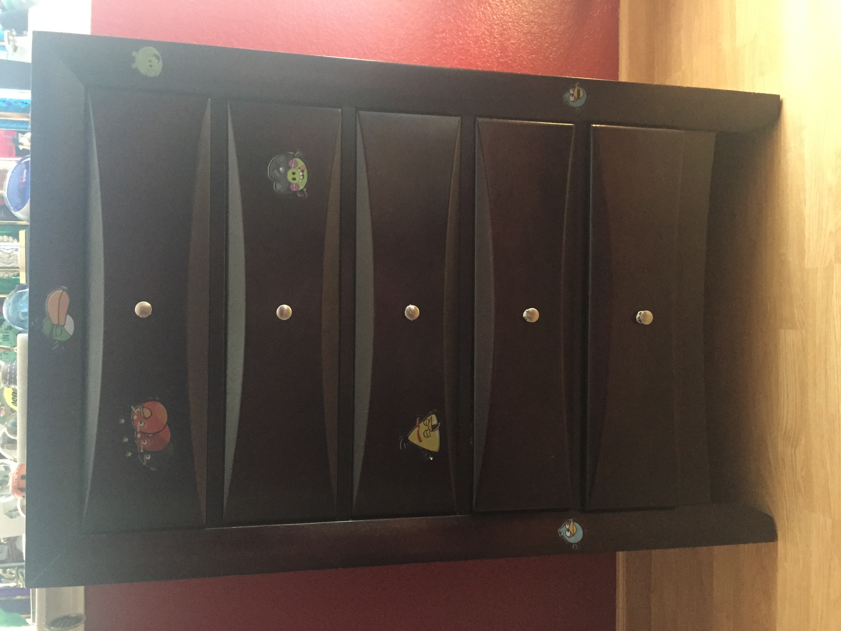 Kid twin bed panel and dresser