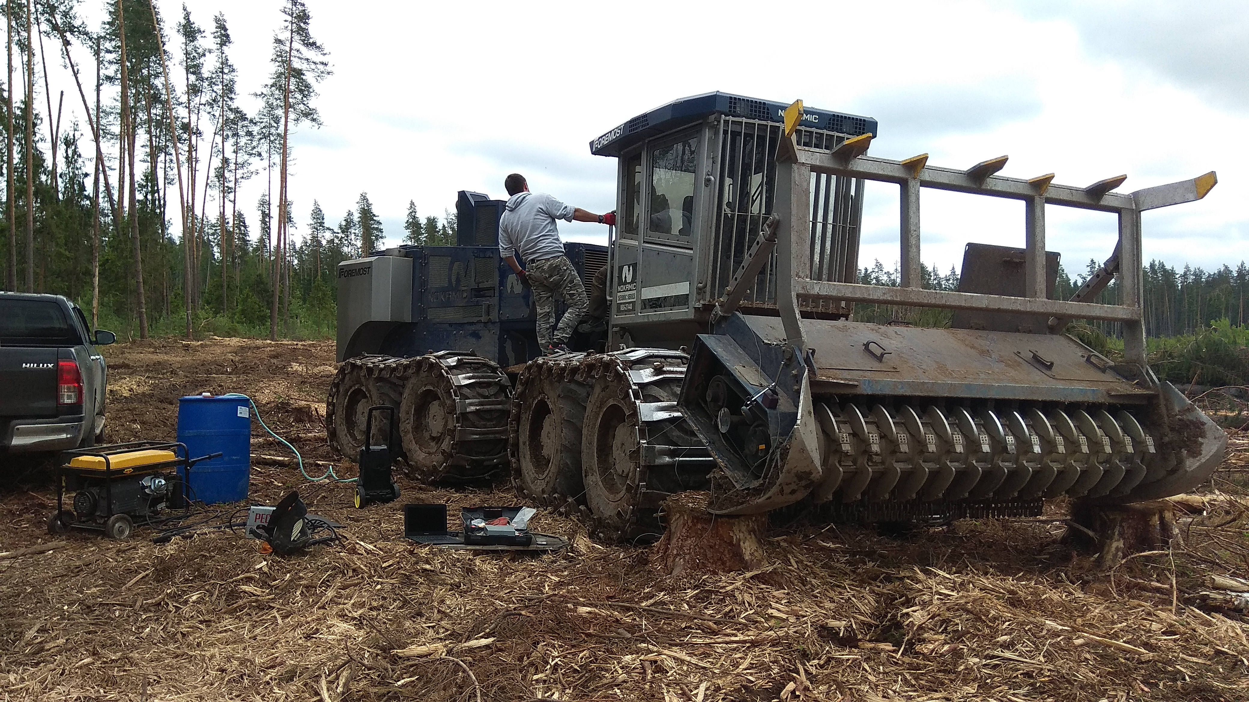 Balancing Machine for flail mower and etc