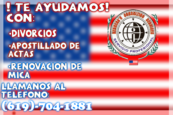 DIVORCIOS, INCOME TAX, PETICIONES, CIUDADANIA Y MAS