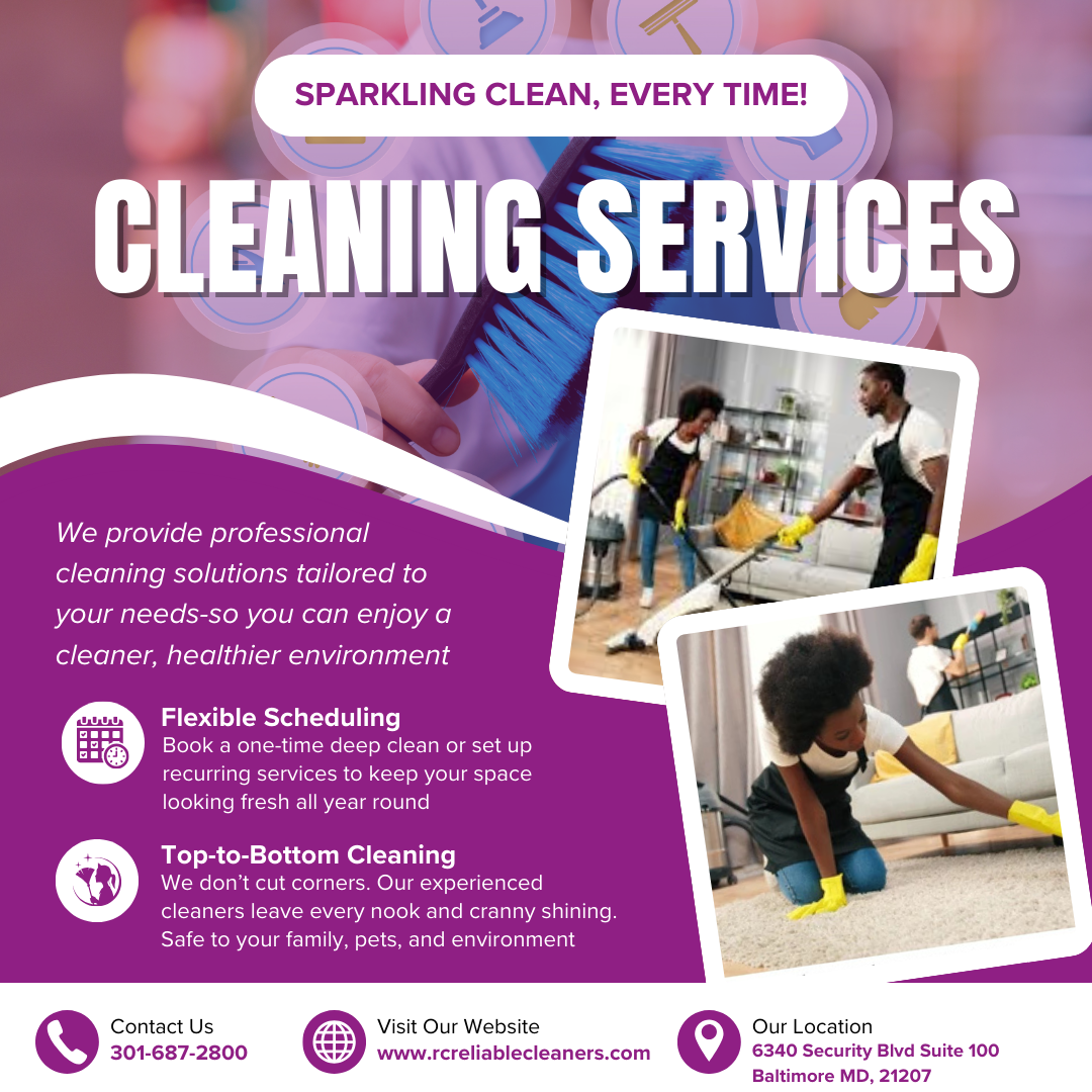 Residential & Commercial Cleaning Services RC Reliable Cleaner's