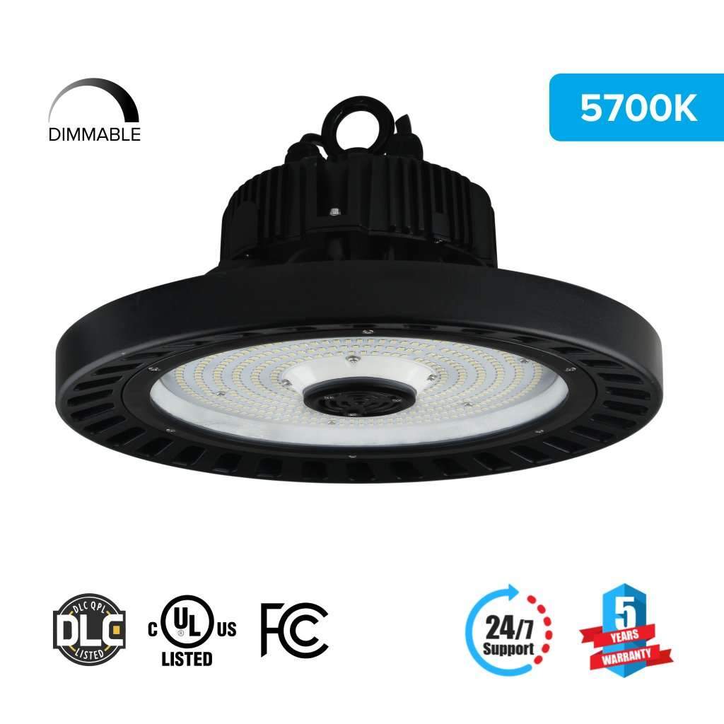 High Bay LED Light 150W UFO 5700K / Warehouse Lighting 20,098 Lumens