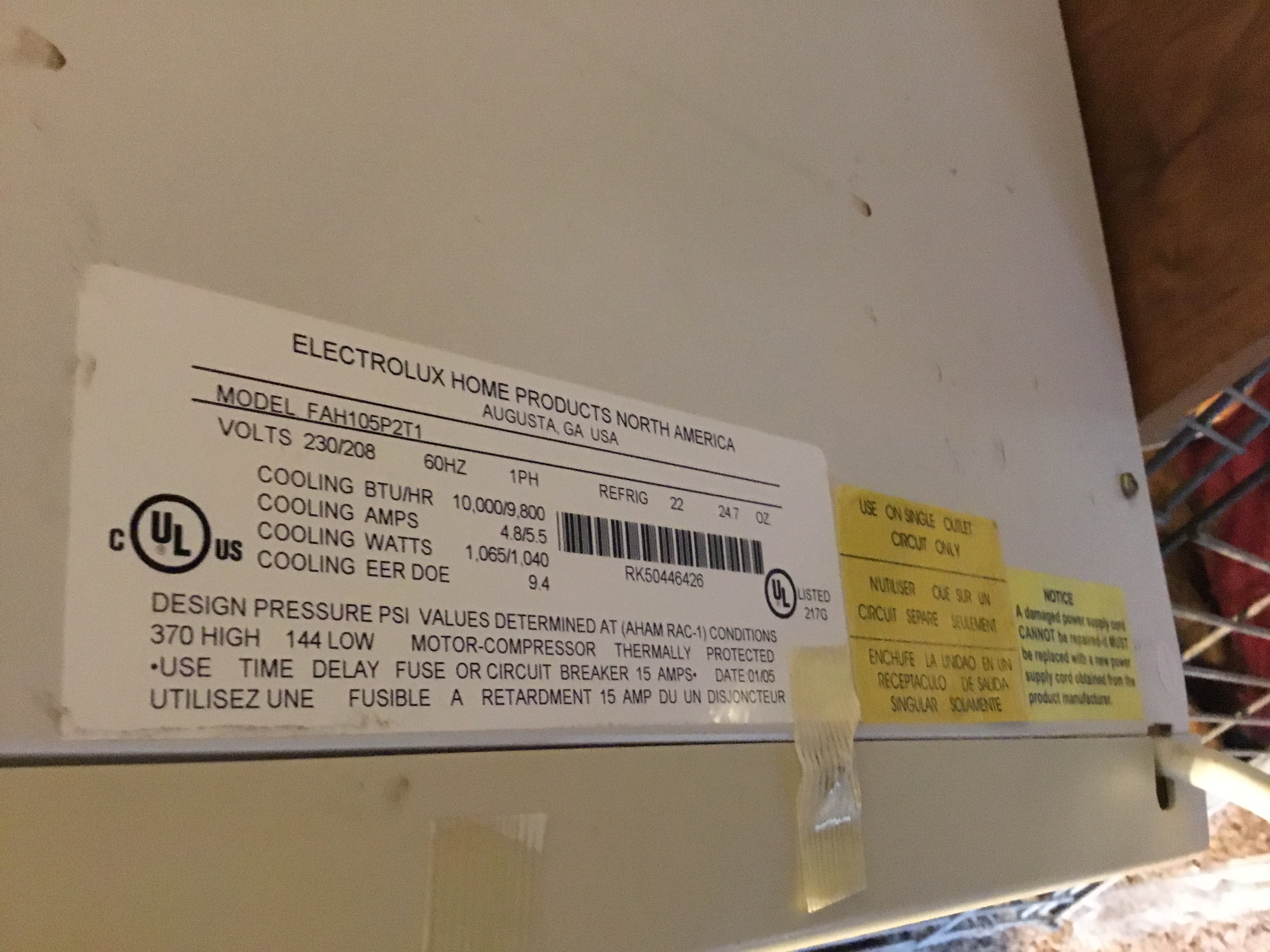 Frigidaire 10,000btu Air Conditioner