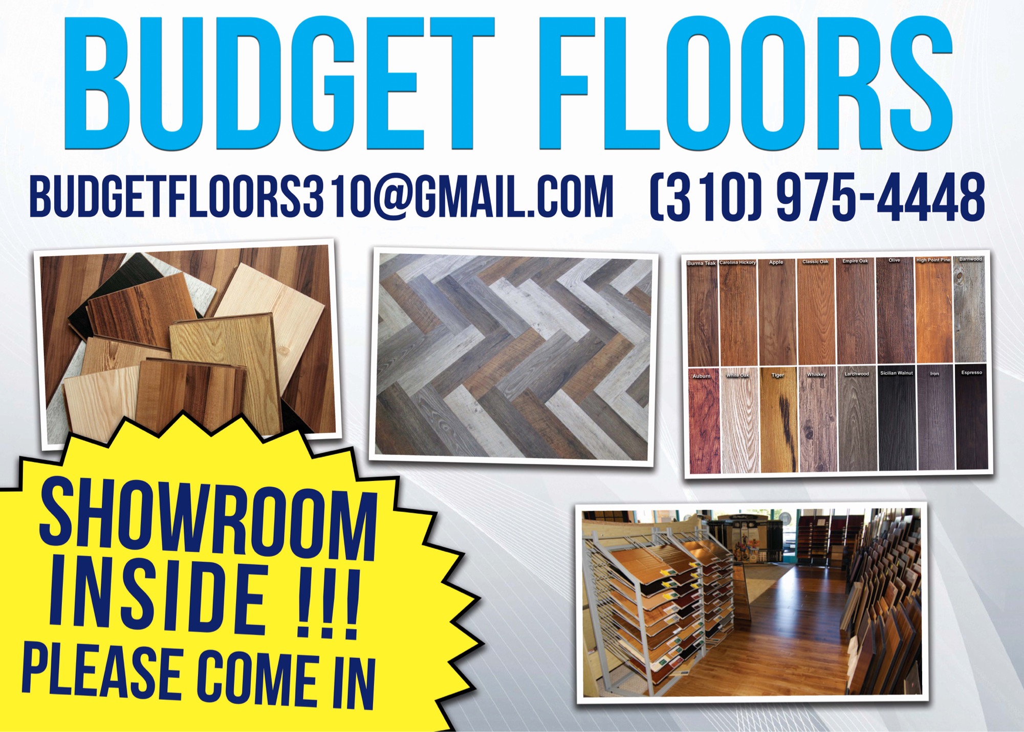 Budget Floors / Wood Floors-Laminate Floors- Vinyl Planks