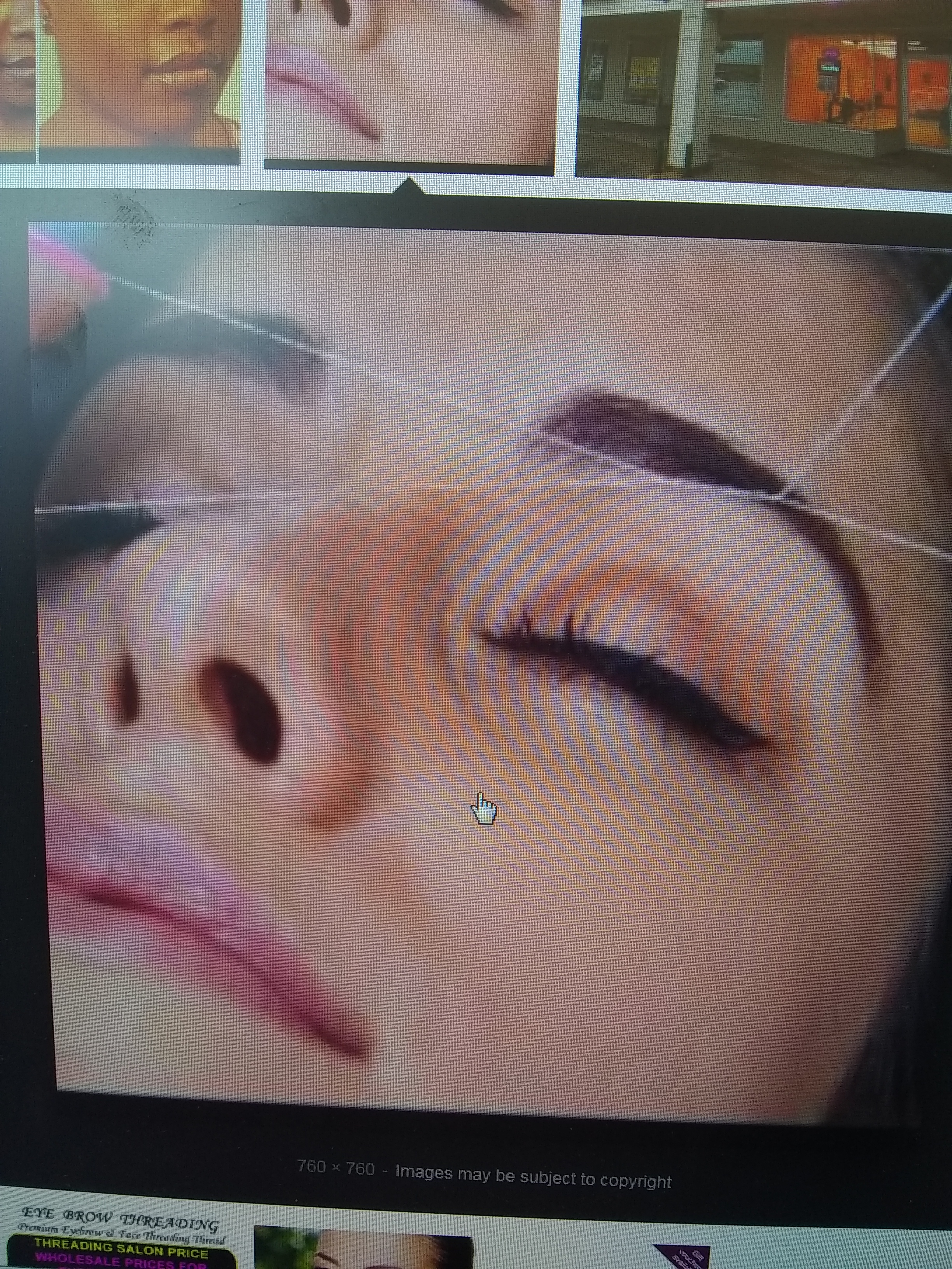 Threading mini location low cheap rent, chair +thread included