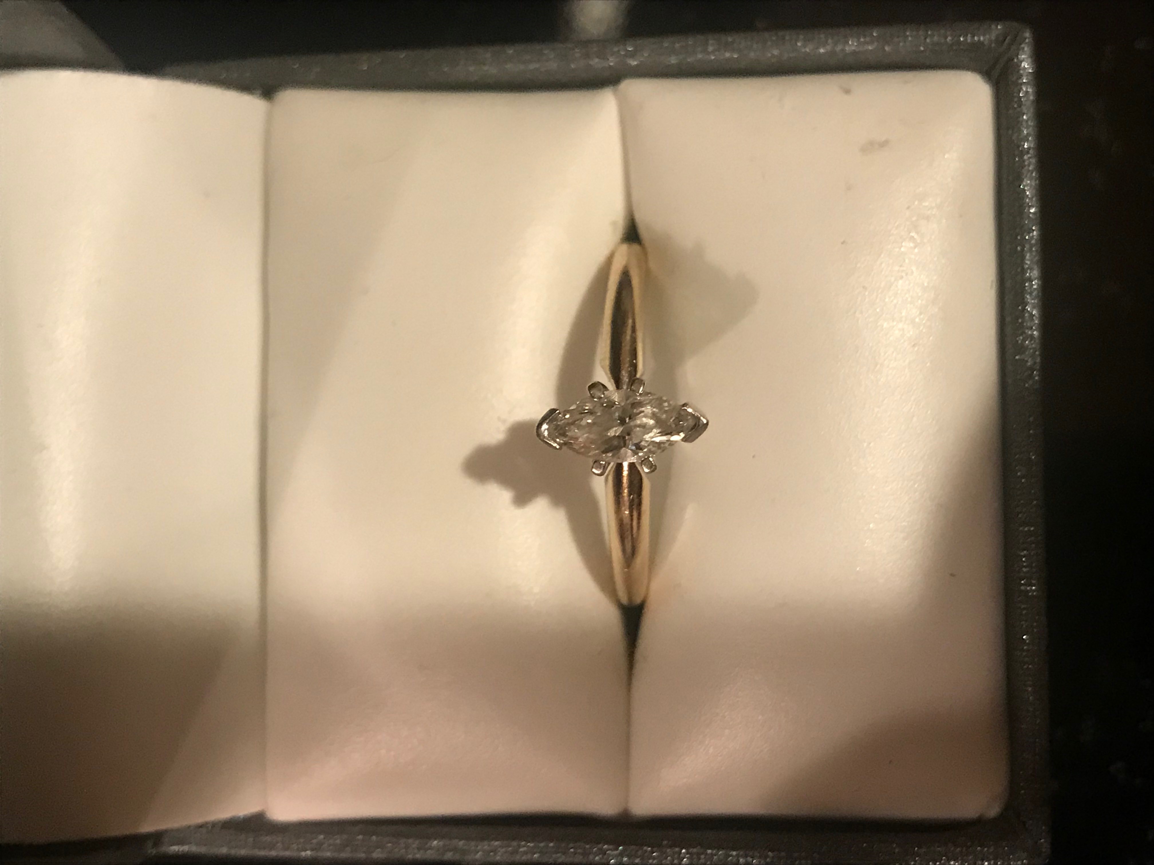 .4 carat Diamond 14K Gold ring