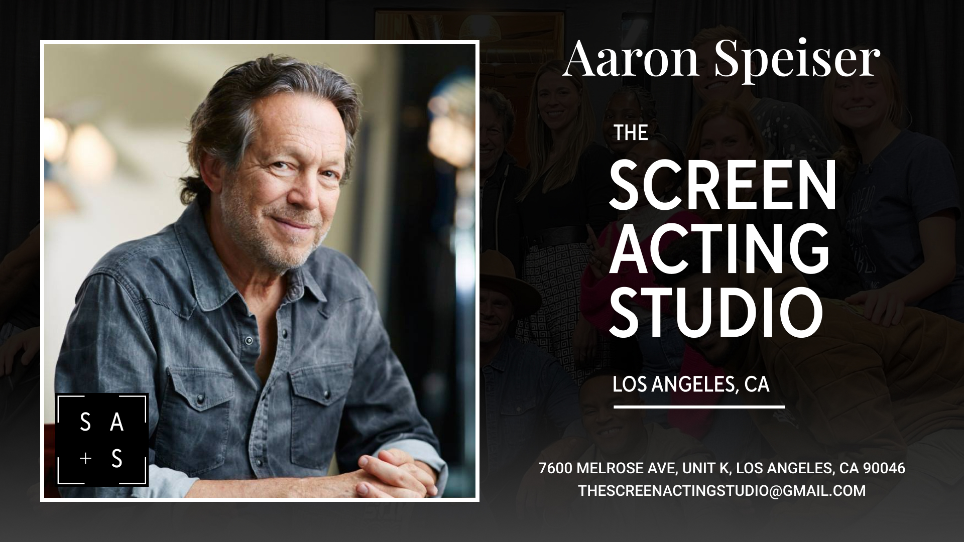 Aaron Speiser - The Screen Acting Studio
