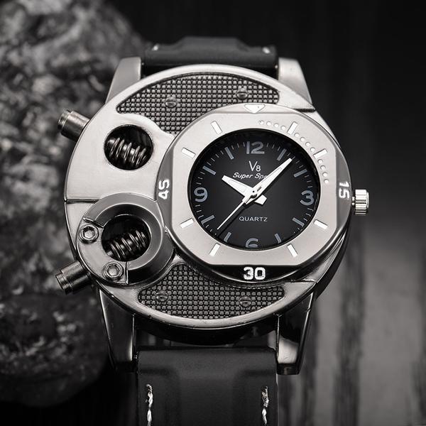 1PCS Fashion Men's Thin Silica Gel Sports Quartz Watch