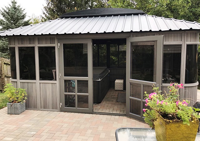 Spa and Gazebo