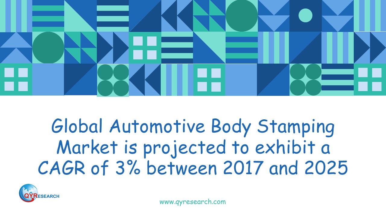 Global Automotive Body Stamping Market is projected to exhibit a CAGR of 3% between 2017 and 2025