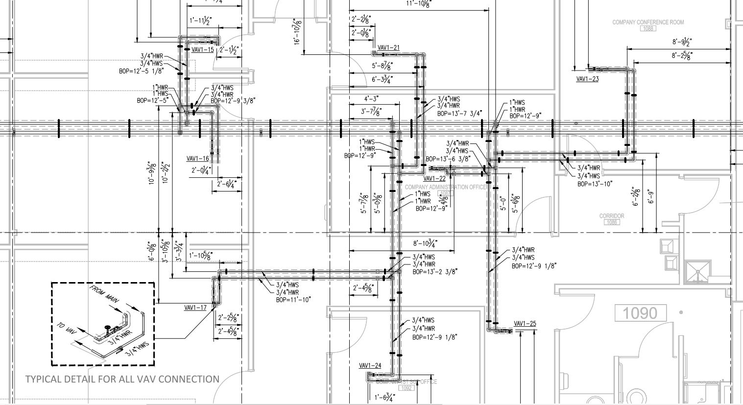 As-built CAD drawings in California and Colorado