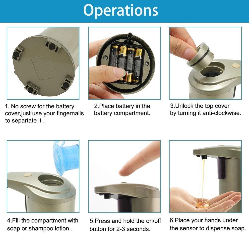 50% OFF Automatic Soap Dispenser For Home & Kitchen