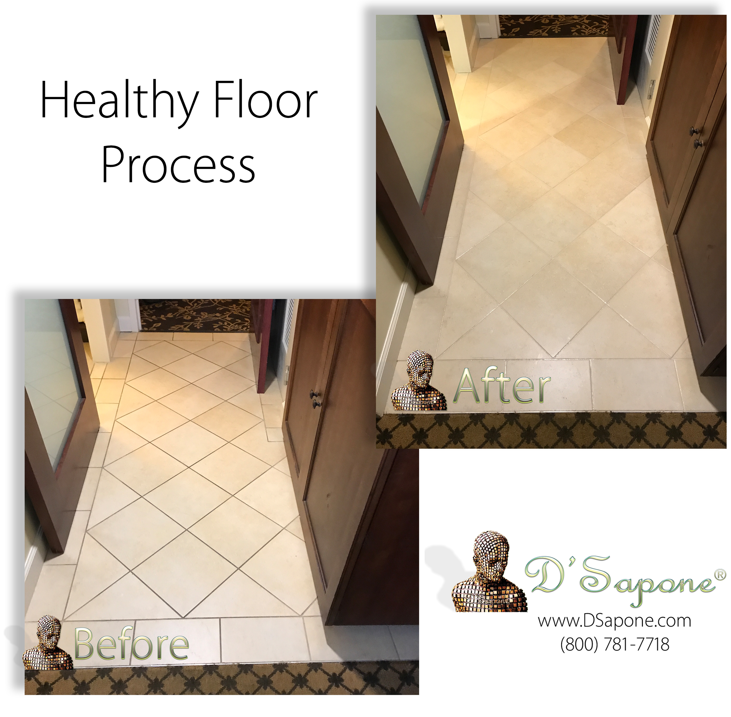 Tile and Grout Cleaning in California - San Diego | D’Sapone