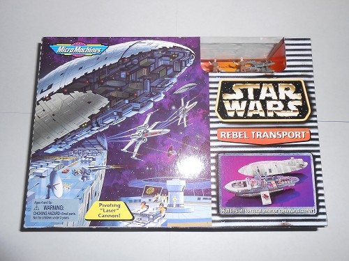 STAR WARS MICRO MACHINES REBEL TRANSPORT PLAYSET NEW SEALED