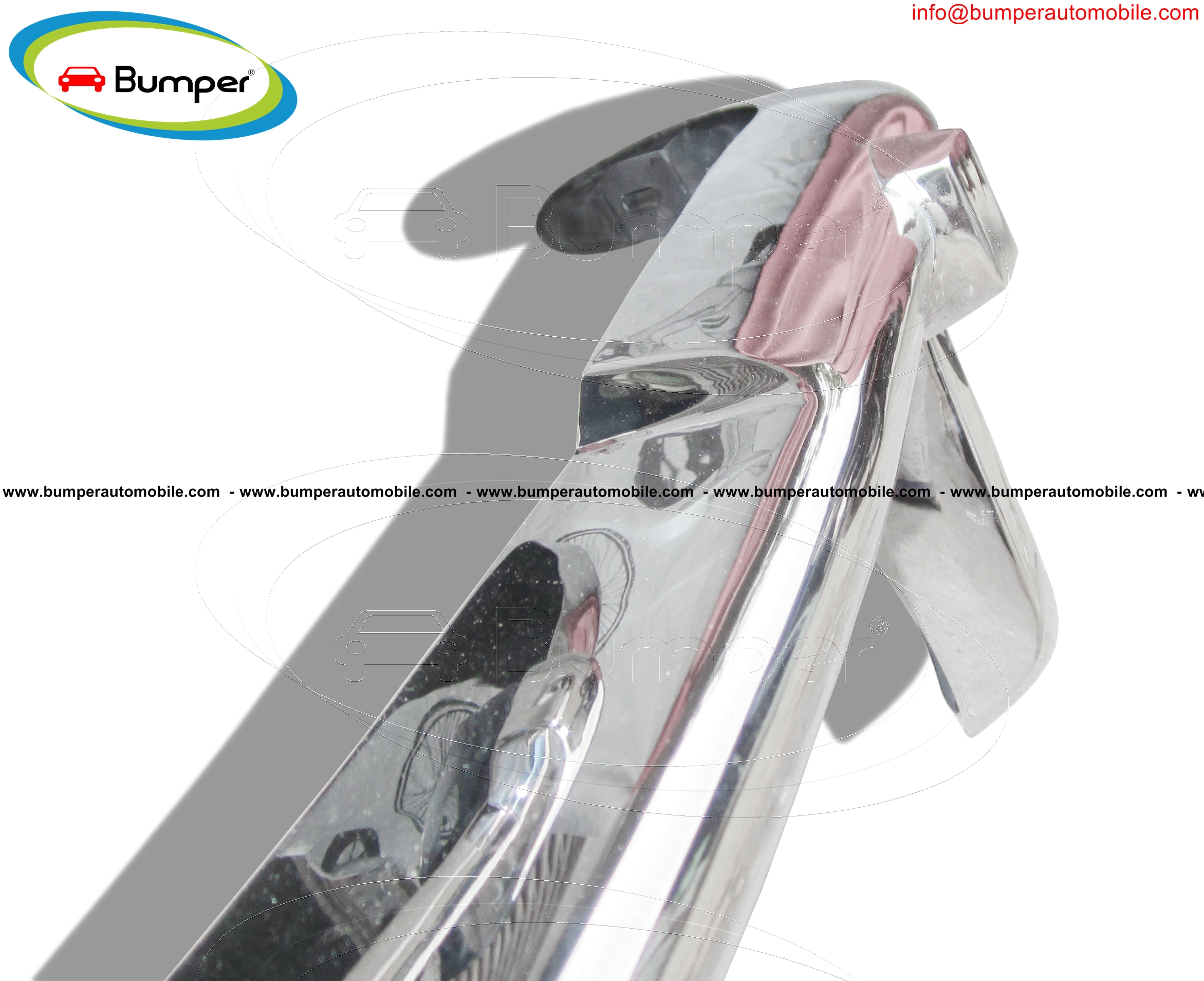 Jaguar XJ6 Series 2 bumper classic car (1973-1979) stainless steel