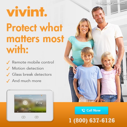 VIVINT HOME SECURITY AND ALARM, CAMERA SYSTEM  1800-637-6126