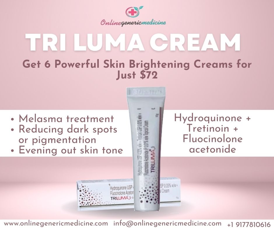 Tri Luma Cream for Melasma | Buy Online Today at OnlineGenericMedicine