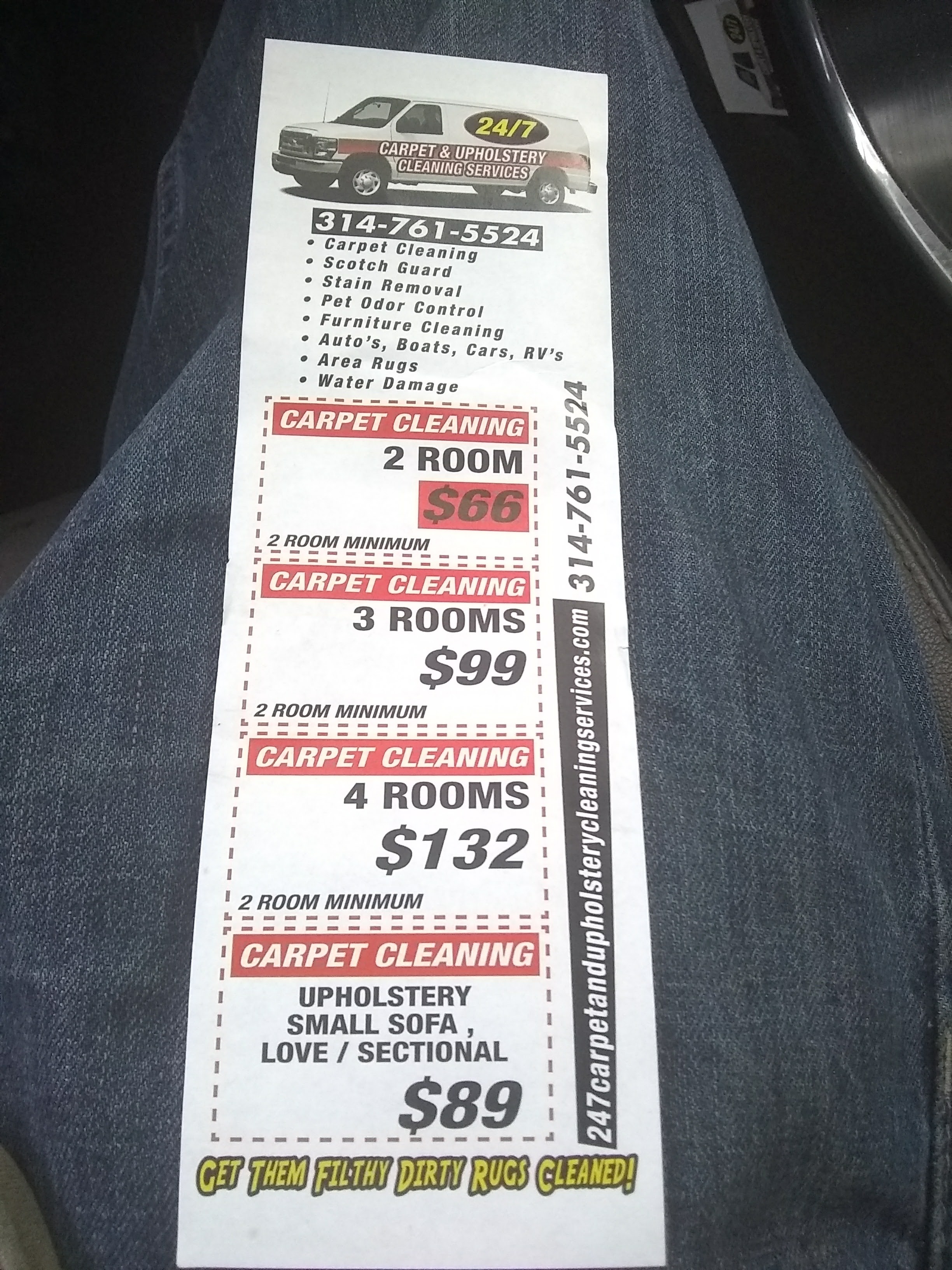 Carpet Cleaning Special