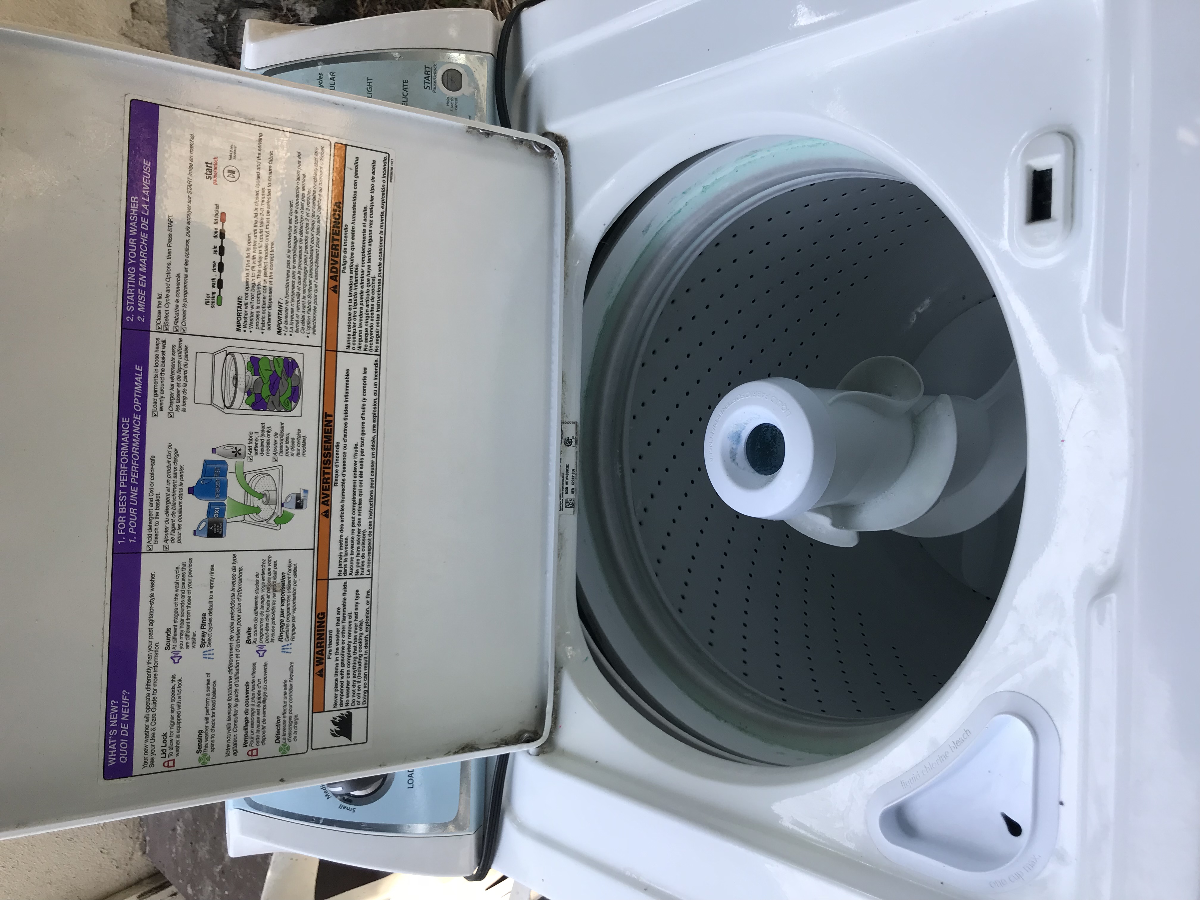 Whirlpool washing machine