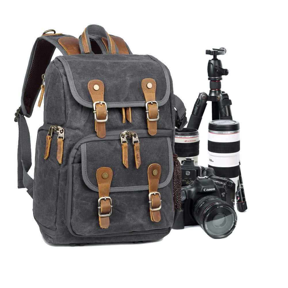 45% Off Abonnyc Camera Bag Vintage Canvas Camera Backpack