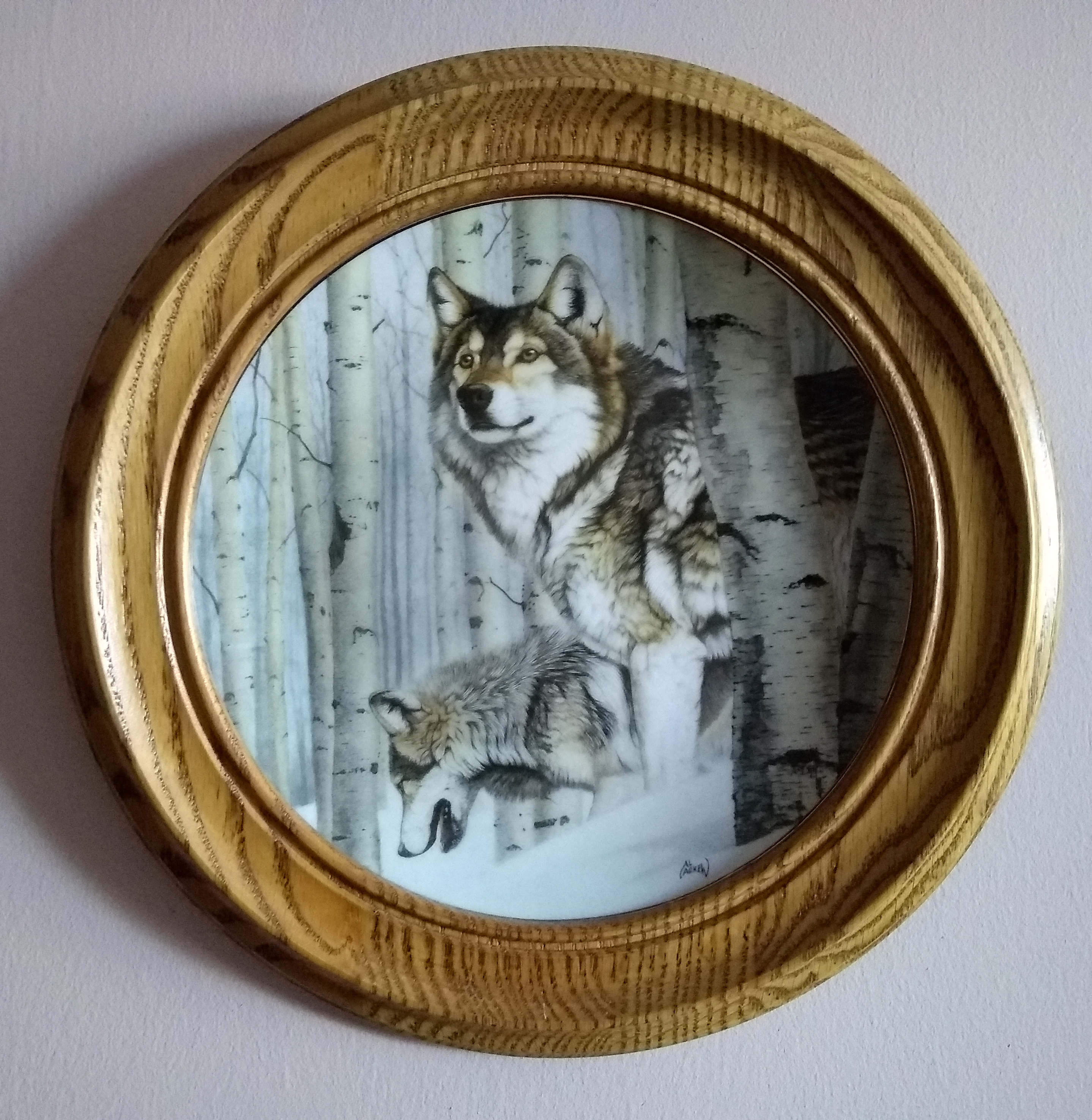 BROKEN SILENCE WOLF PLATE