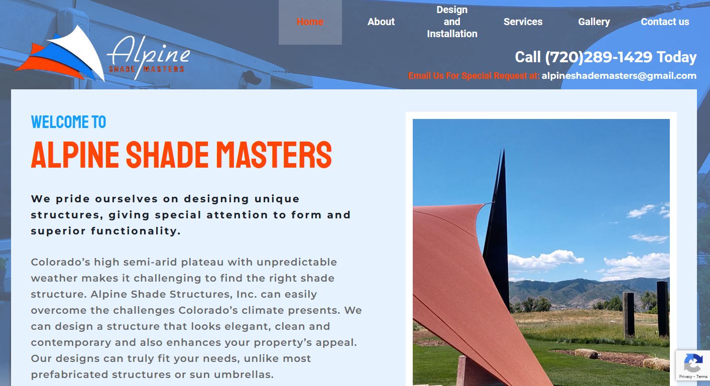 Achieve Shade and Style with Alpine Shade Masters Inc. Denver CO