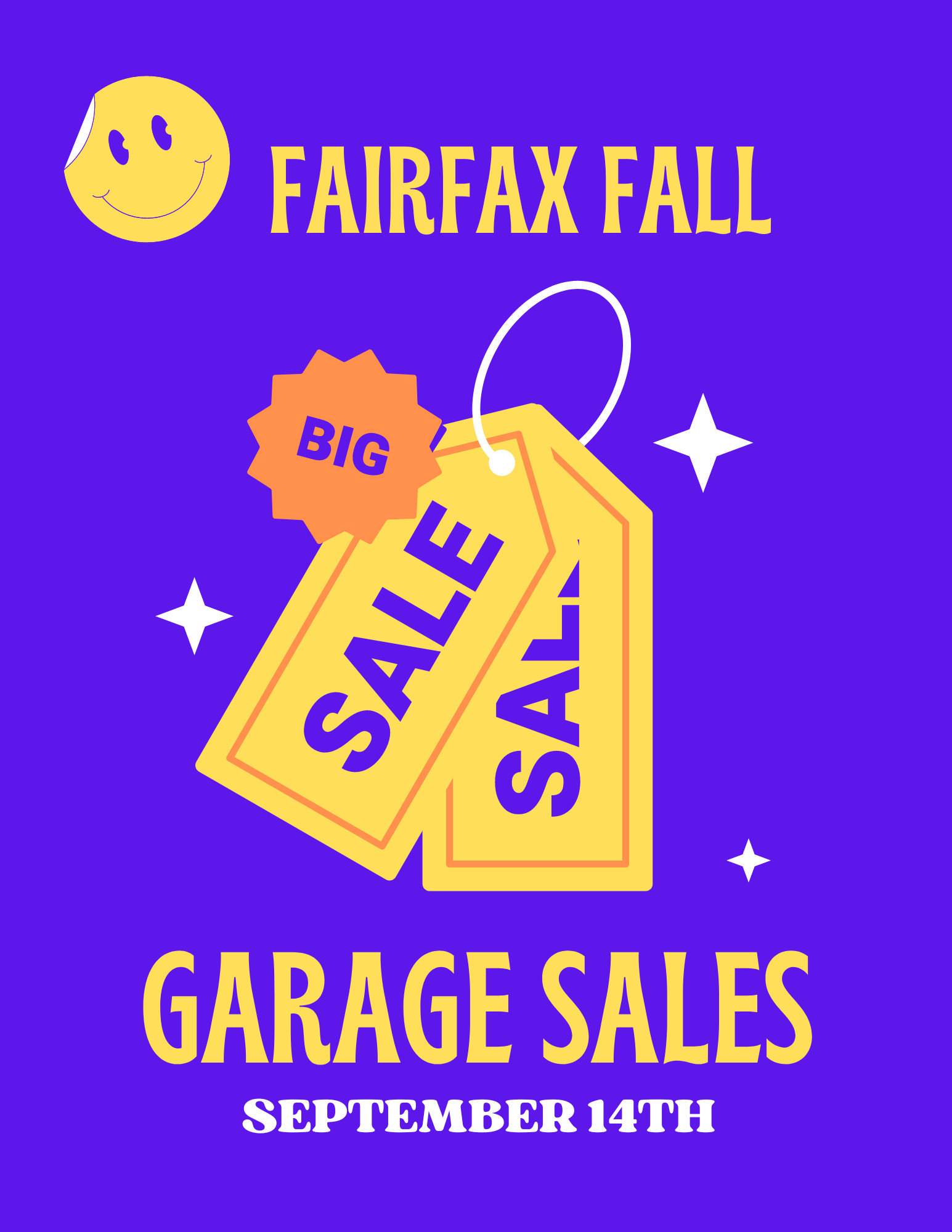 Fairfax Fall Garage Sales, Lists available at Caseys