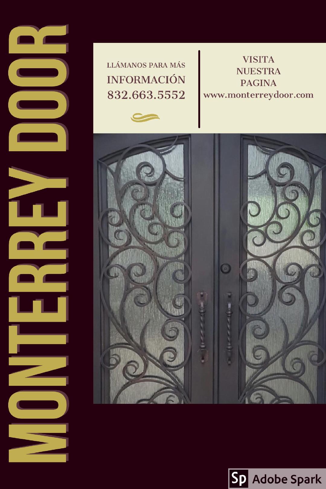 Puertas de hierro aisladas