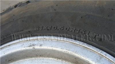 4 KENDA 31X10.50R15 L.T TIRES AND RIM